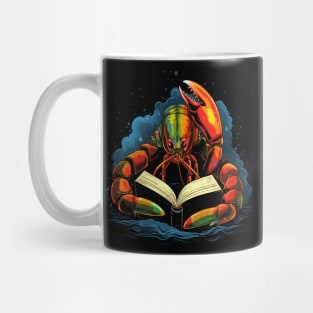 Lobster Reads Book Mug